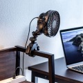 小型クランプ扇風機(充電式) 写真8