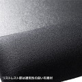 リストレスト付きマウスパッド(布素材、高さ標準、ブラック) 写真8