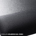 リストレスト付きマウスパッド(布素材、高さ標準、ブラック) 写真8