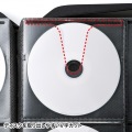 DVD・CDセミハードケース(160枚収納・ブラック) 写真8