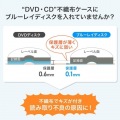 ブルーレイディスク対応ファイルケース(128枚収納・クリア) 写真8