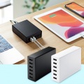 USB充電器(6ポート・合計12A・ブラック) 写真8
