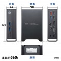 USB Type-Cドッキングステーション(3画面出力対応) 写真8