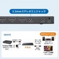 4入力1出力HDMI切替器(4K対応/シームレス切替/リモコン付き) 写真7