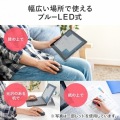 静音BluetoothブルーLEDマウス(充電式) 写真8