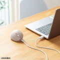 静音Bluetooth小型エルゴノミクスマウス(充電式・5ボタン) 写真8