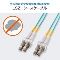 メガネ型光ファイバケーブル(マルチ50μmOM3、LC×2-LC×2、5m) 写真8