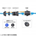 屋外用 RJ-45中継アダプタ(カテゴリ6A STP) 写真8