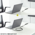 USB5Gbps Type-C延長ケーブル(L型・PD100W・1m) 写真8
