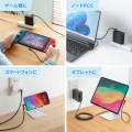 USB2.0 Type-C両側コネクタ540度回転ケーブル(100W・1.8m) 写真8