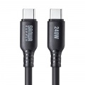 USB2.0 Type-C シリコンケーブル(PD240W・2m・ブラック) 写真8