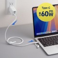 USB2.0 Type-Cケーブル(Lightning変換アダプタ付き・ホワイト) 写真8