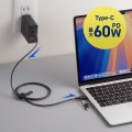 USB2.0 Type-Cケーブル(Lightning変換アダプタ付き・ブラック) 写真8