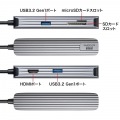 USB Type-Cマルチ変換アダプタ(HDMI＋カードリーダー付) 写真8