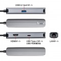 USB Type-Cマルチ変換アダプタ(HDMI＋LAN付) 写真8