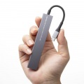 USB 5Gbps 3ポート スリム ハブ(カードリーダー付き) 写真8