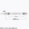 回転タップ(AC4個口＋Type-C＋USB-A・PD20W・ホワイト) 写真8