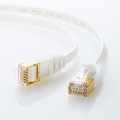 CAT7ウルトラフラットLANケーブル(10m、ホワイト) 写真8