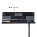 USB充電ポート付き便利タップ(クランプ固定式)ブラック色 写真8