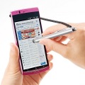 スマートフォン&タブレット用タッチペン(シルバー) 写真8