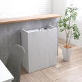 カウンター下収納(幅60cm) キッチン収納 キャスター ワゴン キッチン 可動棚 キッチンカウンター 隙間収納 シンプル おしゃれ 白 ホワイト DT75-60C-WH 写真8