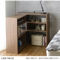 Like(ライク) ラック(ロータイプ/幅90cm) ブラウン 写真8