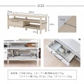 LAFIKA(ラフィカ)テレビボード(120cm幅) テレビボード ローボード テレビ台 おしゃれ 北歐 幅120cm オークナチュラル LF45-120L-IV 写真8