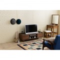 TWICE(トワイス) テレビ台 ローボード(幅120cm) テレビボード 収納 リビング収納 40型 40V 幅120cm コンパクト 天然木 おしゃれ ブラウン TW37-120L-BR 写真8