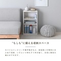 ルーター収納 キャビネット 壁面収納 隠す コード収納 幅35 奥行15 ケーブルボックス 木製 コンセントカバー DEUTYキャビネット DT60-35C 写真8
