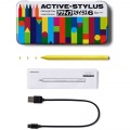 プリンストン ACTIVE STYLUS タッチペン (汎用-iPad用モード切替機能搭載/ペン先2mm/充電式/ペン先交換) きいろ PSA-TPRCP-YL 写真8