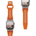 URBAN ARMOR GEAR UAG製 Apple Watch 49/46/45/44mm用 MONARCH ストラップ オレンジ/チタン UAG-AWLP-OR/TI 写真8