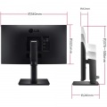 24QP750-B 23.8型 WQHD(2560×1440) IPS 液晶ディスプレイ ブラック 写真8