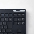 キーボード ワイヤレス マウス付 無線 USB 抗菌 薄型 ミニキーボード ワイヤレスキーボード メンブレン式 ブラック 写真9