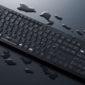 キーボード ワイヤレス マウス付き 静音 抗菌 ブラック 写真9