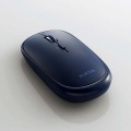 マウス/Bluetooth/4ボタン/薄型/充電式/3台接続可能/ブルー 写真9