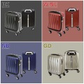 FREQUENTER クラムA ストッパー付 キャリーケース 機内持ち込み フロントオープン 41cm ゴールド 23L 1?2泊 | 静音 静か 出張用 旅行 大容量 キャリーバック 写真9