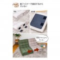 ポケットコイル座面 繋がるソファ 座椅子 横連結可能 リクライニング  リラックスチェア パーソナルチェア ファブリック ネイビー 写真9