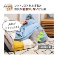 ハイバック座椅子 フットレスト リクライニング 首が楽 脚上げ リラックスチェア リクライニングソファ 頭部14段 背部14段 脚部14段 ブラウン 写真9