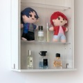 壁掛け コレクションケース アクスタマンション 5段 ハイタイプ  推し活 グッズ 自立 フィギュア アクスタ 収納 ディスプレイ アクリルスタンド LBR-380H-WW 写真9