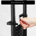 バウヒュッテ 昇降式パソコンデスク ホワイト BHD-1200M-WH | デスク パソコンデスク 昇降 高さ調節 幅120 奥行55  PCデスク 写真9