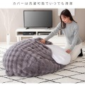 ふわとろビーズクッションソファ CN-1350 ホワイト 写真9