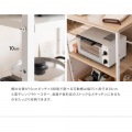 カウンターテーブル キッチン 木目調 幅120 高さ100 KNT-1260 ナチュラル 宮武製作所 写真9