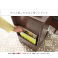 サイドテーブル ソファサイドテーブル 木目柄 幅30 高さ55 ST-550 宮武製作所 | リビング キャスター 2口コンセント 写真9