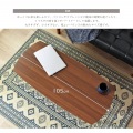 折りたたみ ローテーブル 105cm 北欧 ウォールナット 木製 長方形 完成品 折れ脚 モダン おしゃれ リビング 即納 ブラウン マーブル iw-89b 写真9