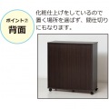 スライド棚付きダストボックス4D(ホワイト) 写真9
