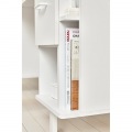 ネイルデスクW1138 幅1138cm 対面式 大容量 収納 店舗向け 片袖デスク ネイル専用デスク ネイリスト向け 写真9