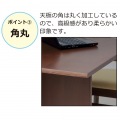 Tバタテーブルワゴン バタフライテーブル キッチンワゴン ダイニングテーブル 折りたたみ キャスター付き ダークブラウン 写真9