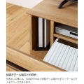 テレビ台 白井産業 50V型対応 TVボード リビングの家具を揃えられるコーディネート家具 組立簡単 ナチュラルブラウン 幅120 高さ37 奥行41.9cm NTU-3512H NA 写真9