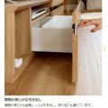 テレビ台 白井産業 65V型対応 リビングの家具を揃えられるコーディネート家具 ローボード 組立簡単 ナチュラルブラウン 幅150 高さ37 奥行41.9cm NTU-3515H NA 写真9