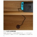 キャビネット 白井産業 棚 タンス 扉付 引出 リビング サイドボード おしゃれ シンプル 約幅45 奥行42 高さ72cm ナチュラルブラウン ナチュリカ NTU-7045DHNA 写真9